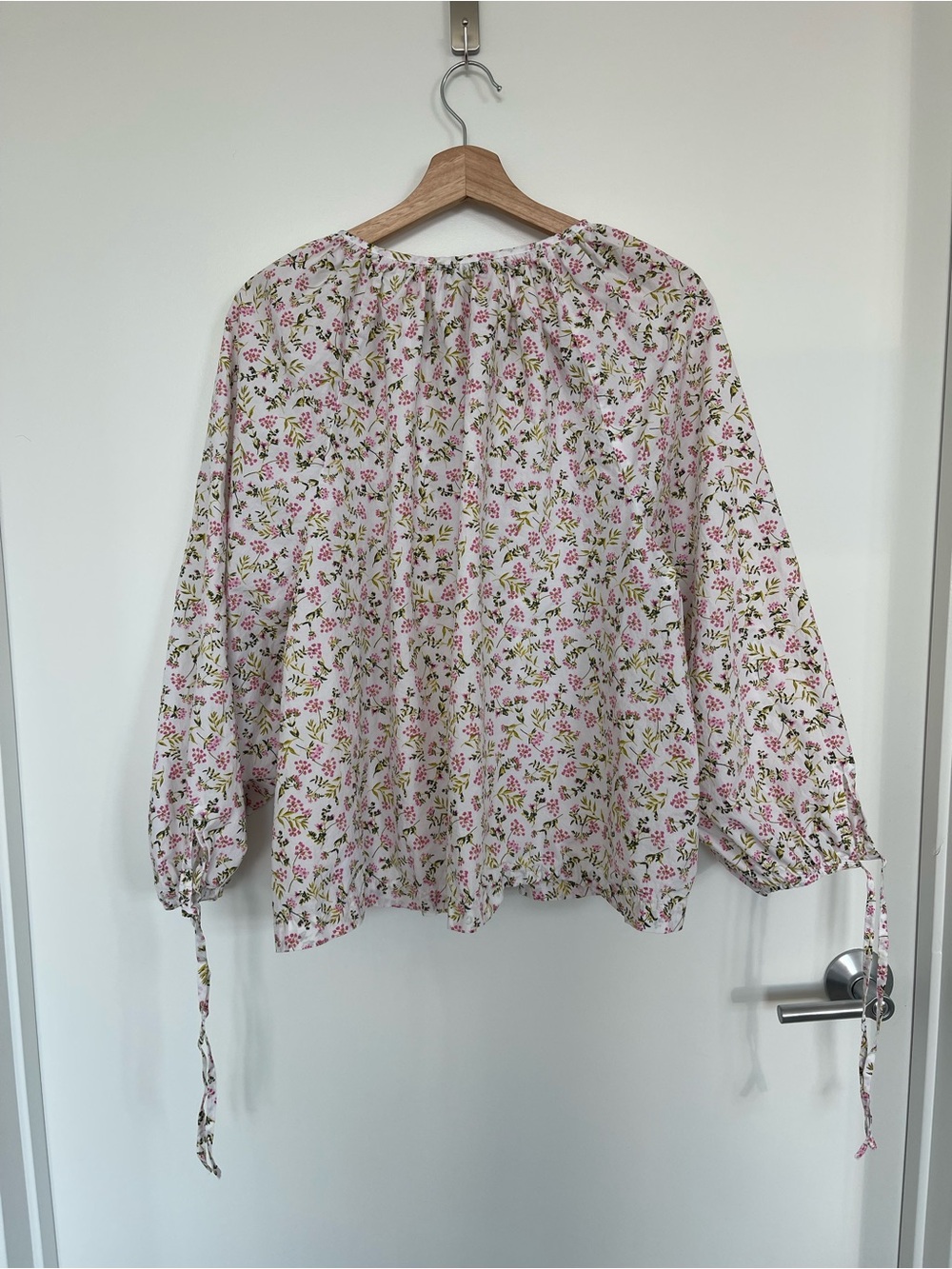 J. Crew Floral Poplin Cotton Blouse - Picture 6 of 8